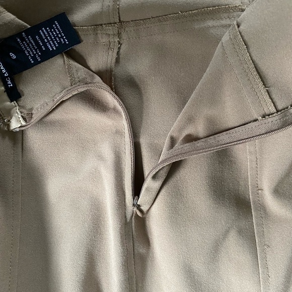 Zac & Rachel Brown Fishtail Skirt, Size 6P - Picture 9 of 9